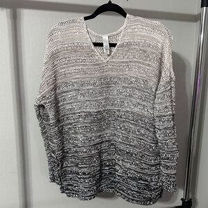 MarlaWynne Multi Color Open Knit Top